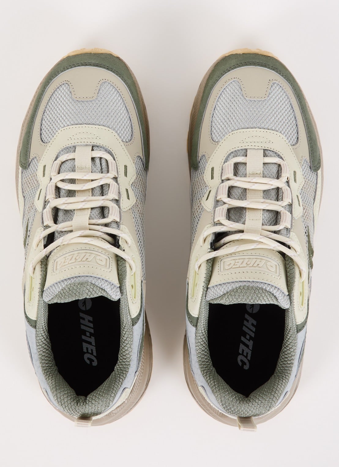 Hi-Tec Eastend WP GRV-30 sneaker met mesh details - detail 5 olijfgroen