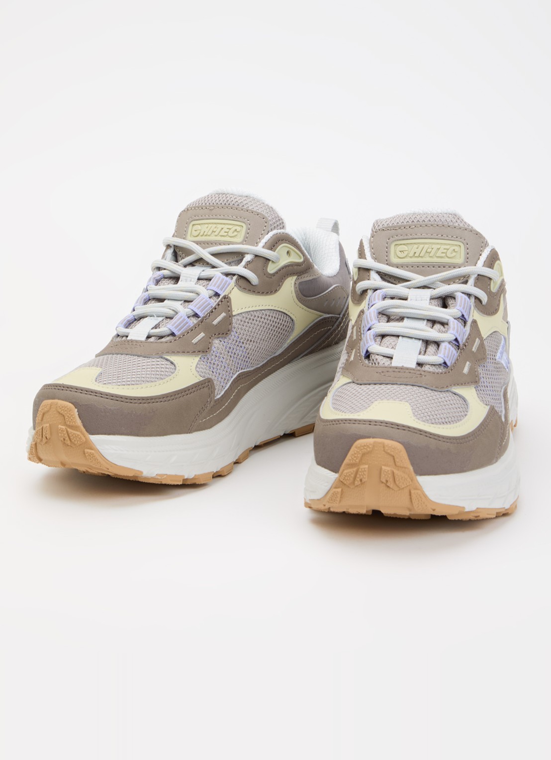 Hi-Tec Eastend WP GRV-30 sneaker met suède details - detail 3 lichtbruin