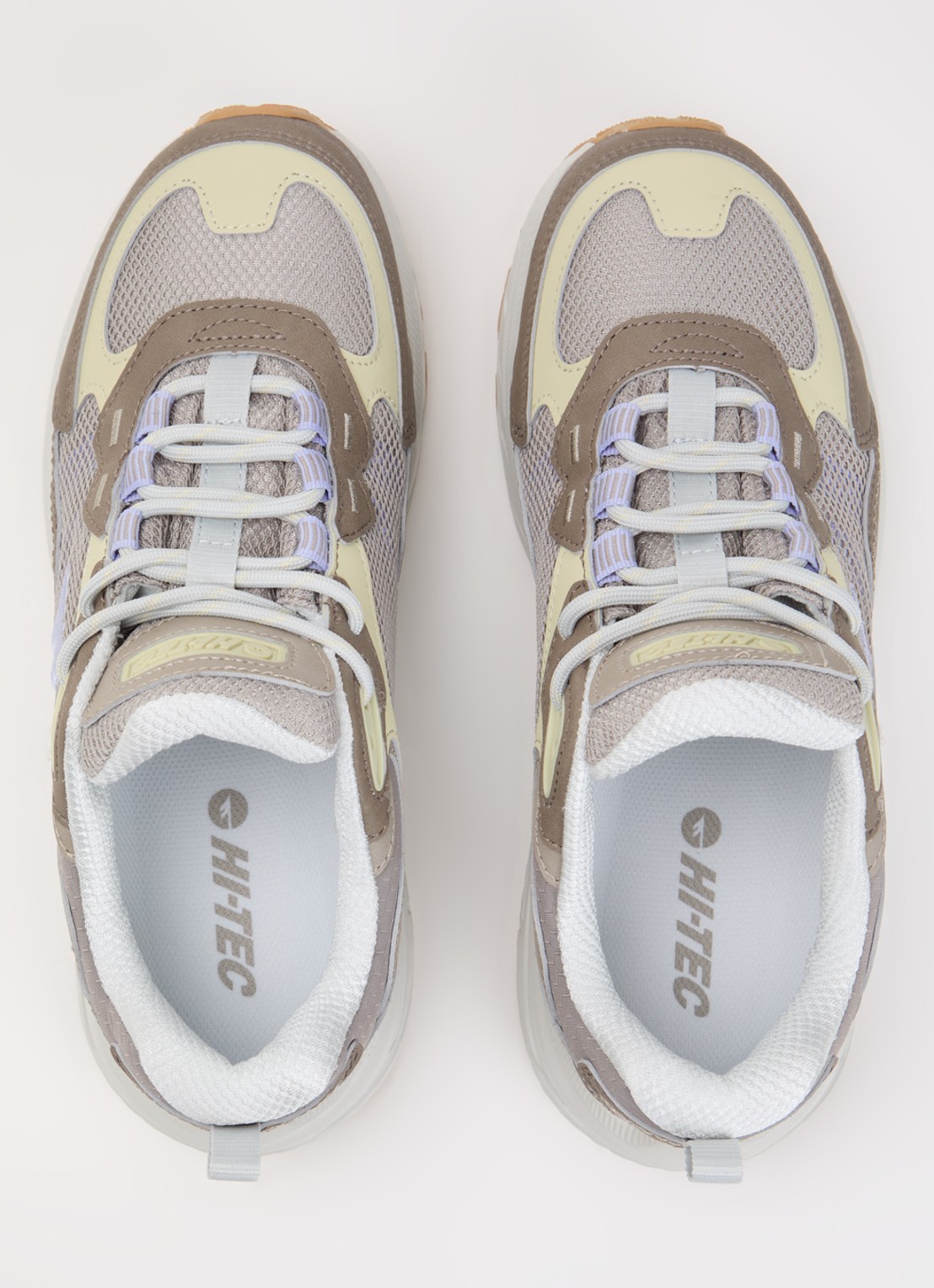 Hi-Tec Eastend WP GRV-30 sneaker met suède details - detail 4 lichtbruin