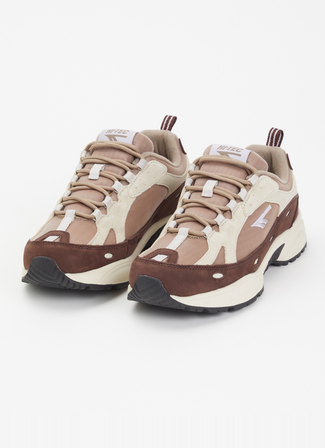 Hi-Tec HTS Flash ADV Racer sneaker met suède details en logo - detail bruin