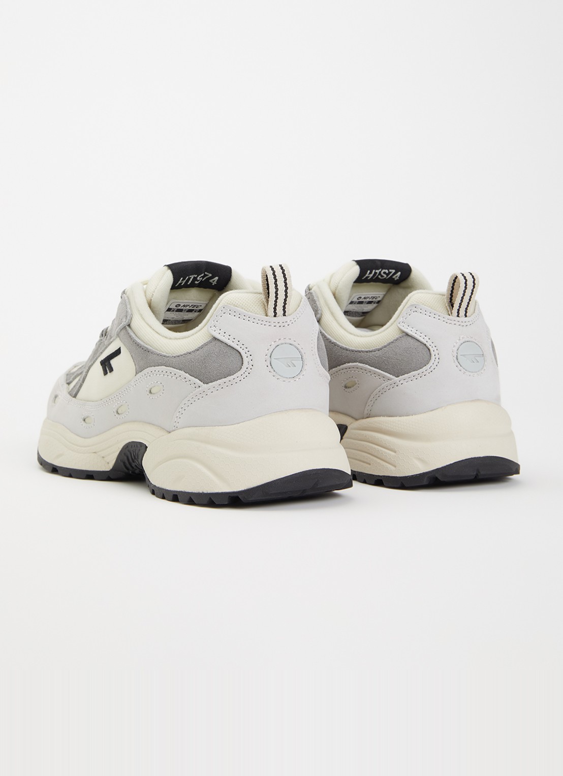 Hi-Tec HTS Flash ADV Racer sneaker met suède details - achterkant 2 grijs