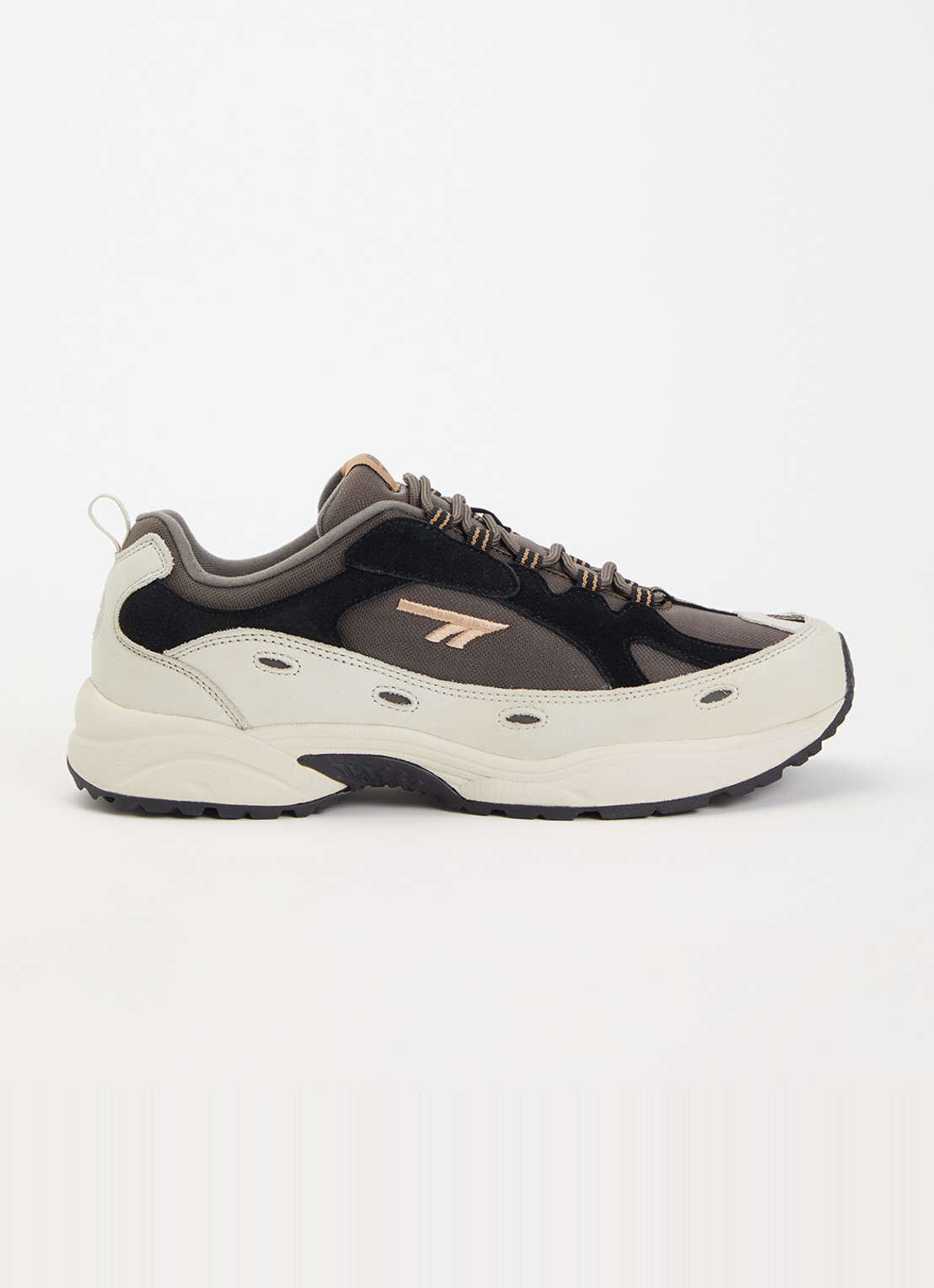 Hi-Tec HTS Flash ADV Racer sneaker met suède details - voorkant bruin