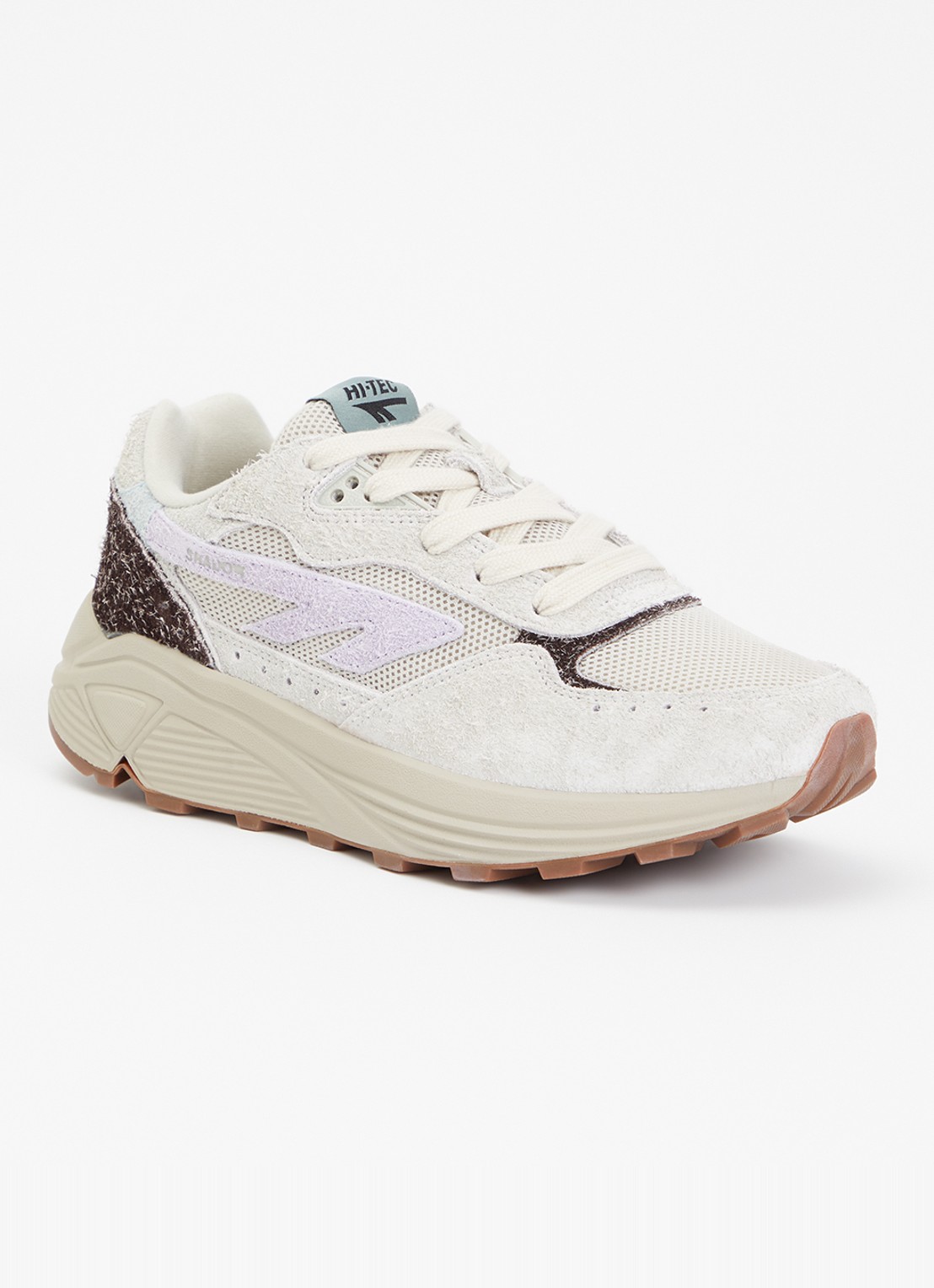 Hi-Tec HTS Shadow RGS sneaker met details van suède - voorkant lichtgrijs