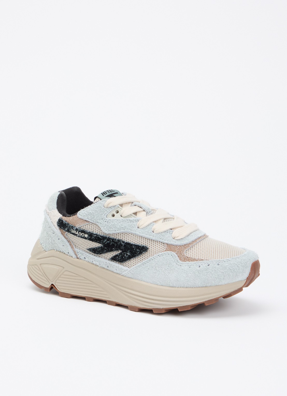 Hi-Tec HTS Shadow RGS sneaker met details van suède - voorkant 2 beige