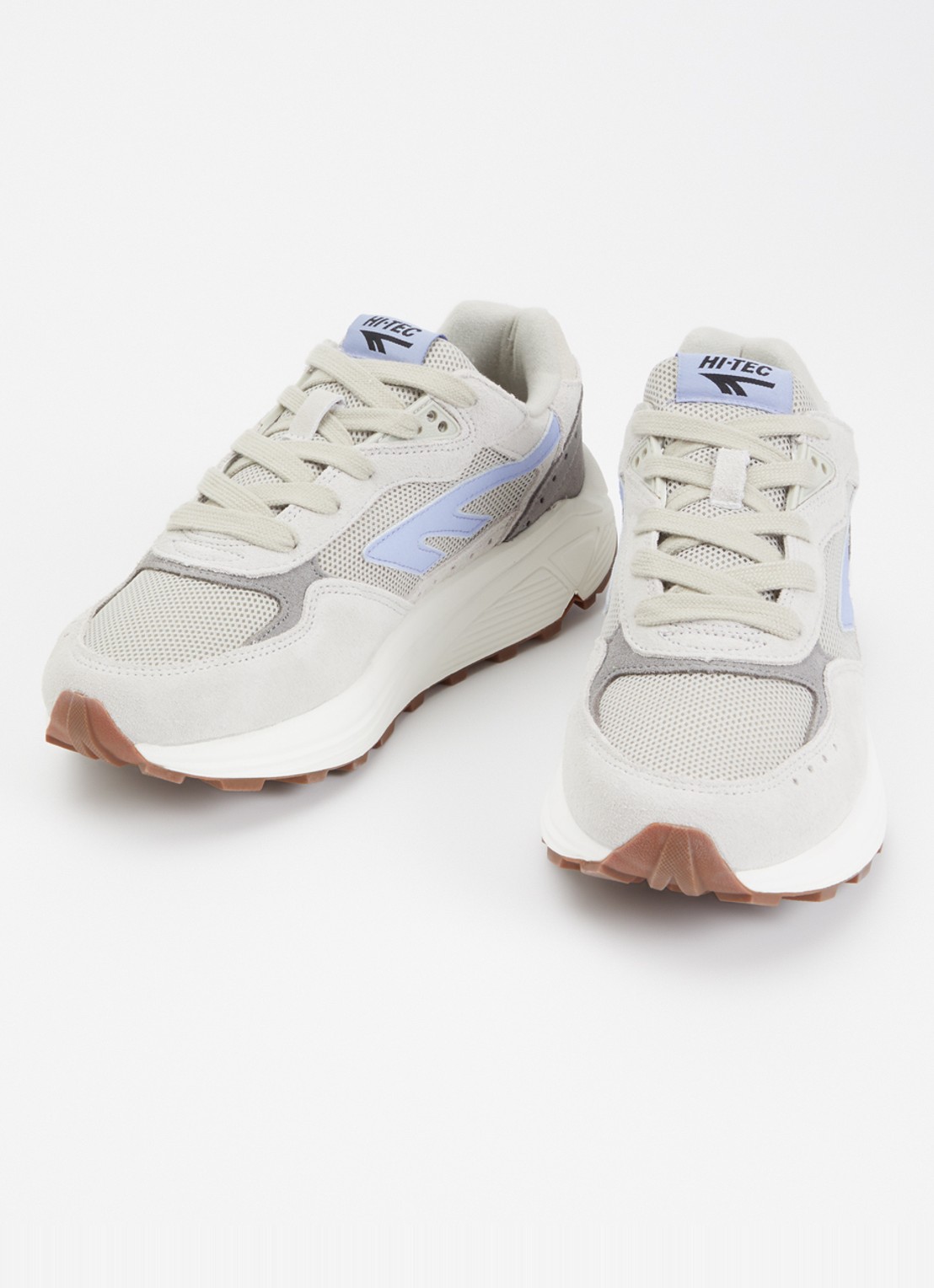 Hi-Tec HTS Shadow RGS sneaker met details van suède - detail 4 lichtgrijs