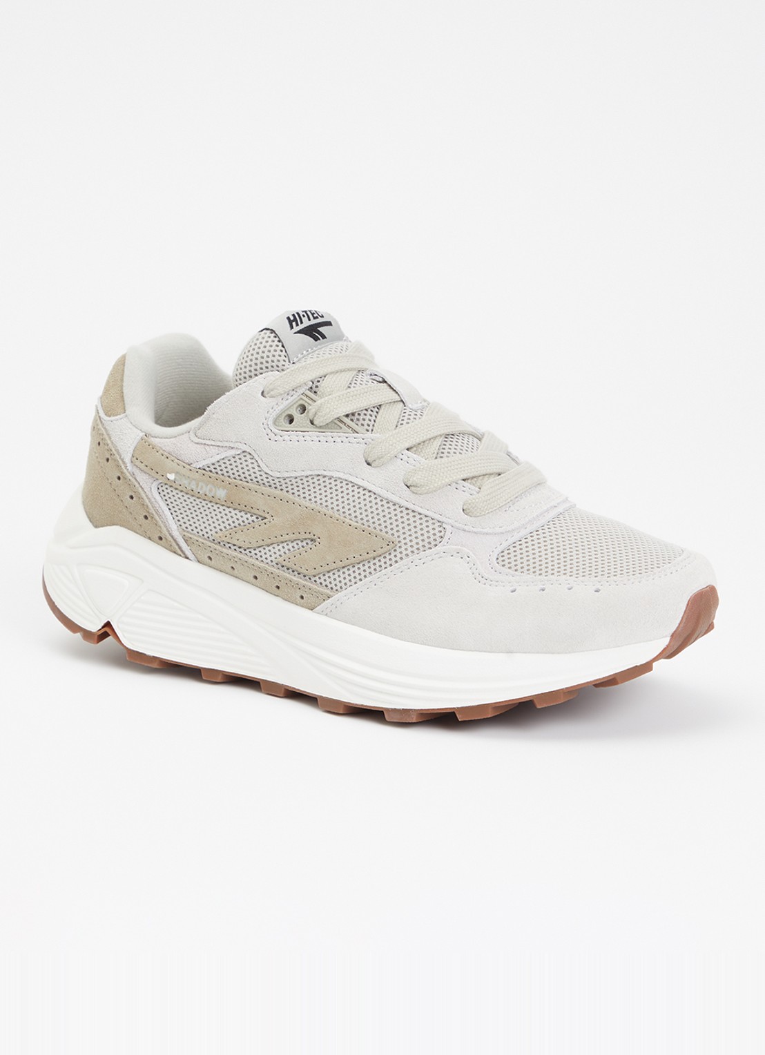 Hi-Tec HTS Shadow RGS sneaker met details van suède - voorkant 2 lichtgrijs