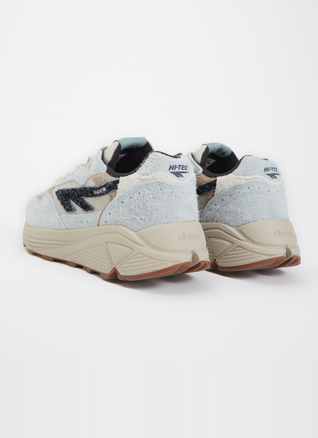 Hi-Tec HTS Shadow RGS sneaker met details van suède - achterkant 5 lichtblauw