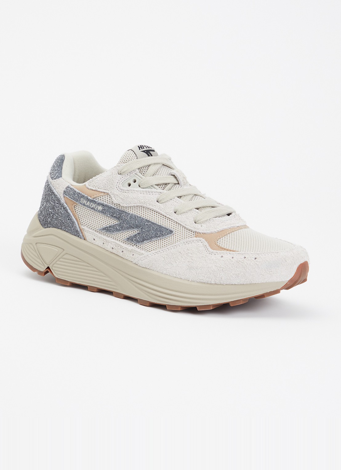 Hi-Tec HTS Shadow RGS sneaker met details van suède - voorkant 5 beige