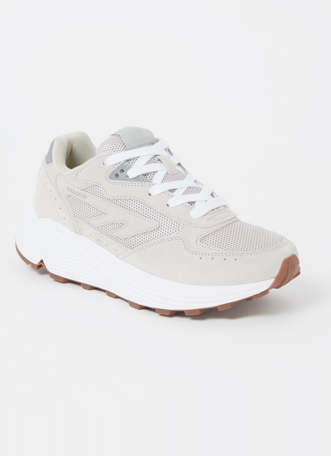 Hi-Tec HTS Shadow RGS sneaker met suède details - voorkant lichtgrijs
