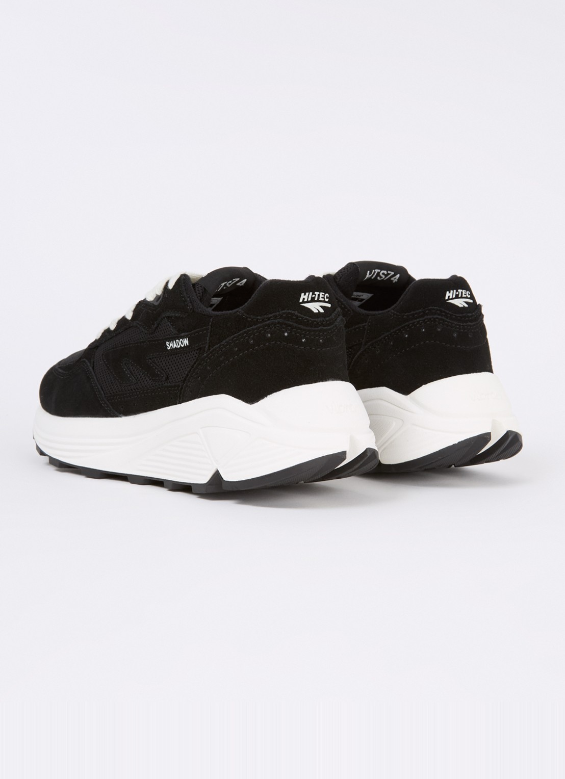 Hi-Tec HTS Shadow RGS sneaker met suède details - achterkant 4 zwart
