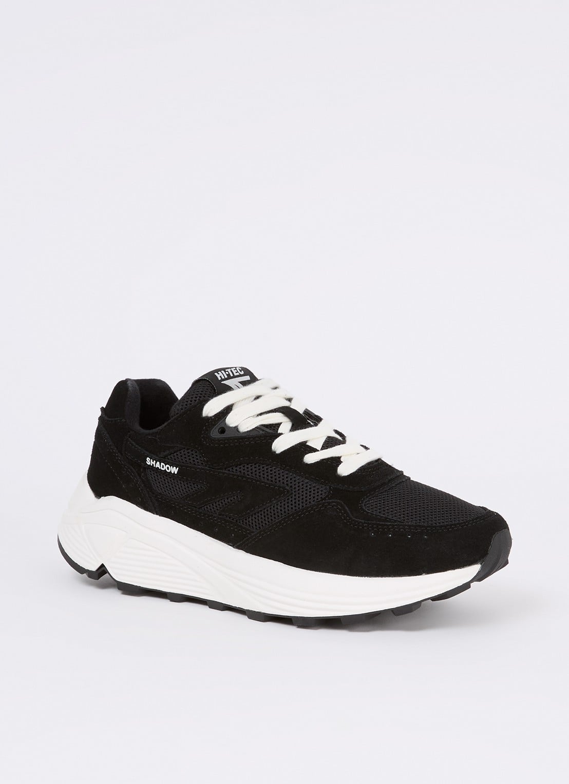 Hi-Tec HTS Shadow RGS sneaker met suède details - voorkant 5 zwart