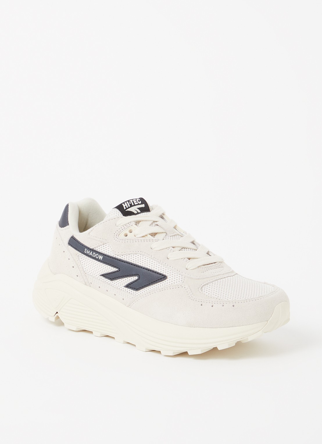 Hi-Tec HTS Shadow RGS sneaker met suède details - voorkant gebroken wit
