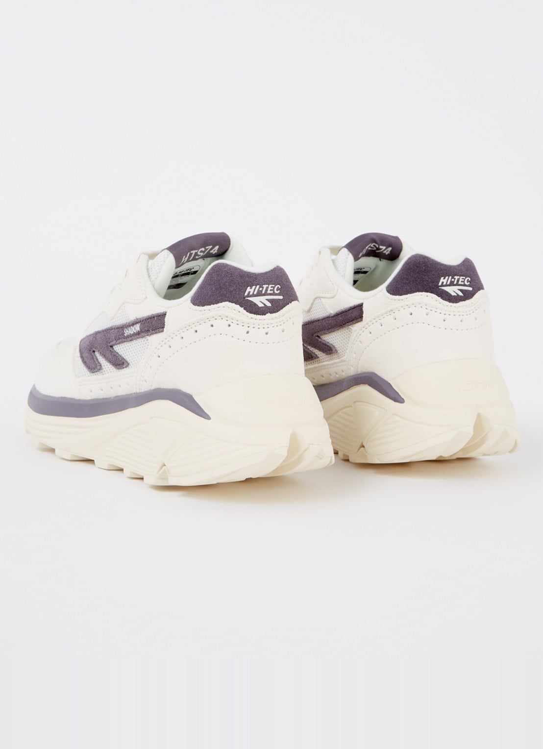 Hi-Tec HTS Shadow RGS sneaker met suède details - achterkant 6 ivoor