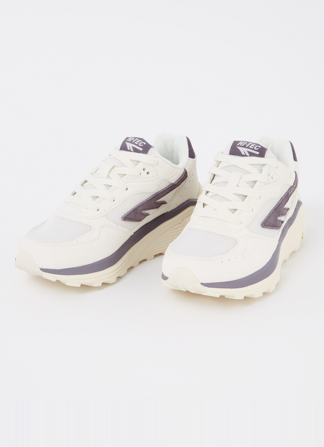 Hi-Tec HTS Shadow RGS sneaker met suède details - detail 3 ivoor