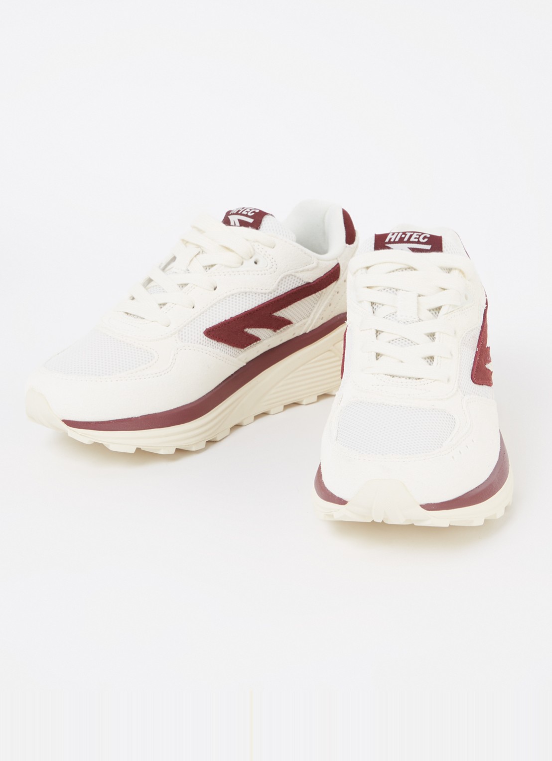 Hi-Tec HTS Shadow RGS sneaker met suède details - detail 4 donkerrood