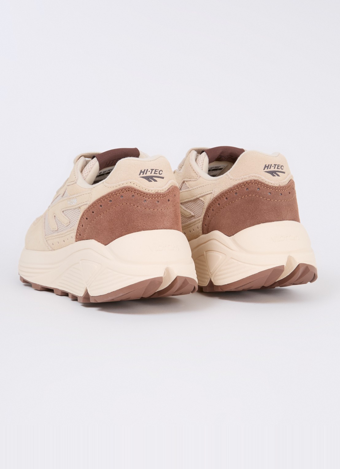Hi-Tec HTS Shadow RGS sneaker met suède details - achterkant beige