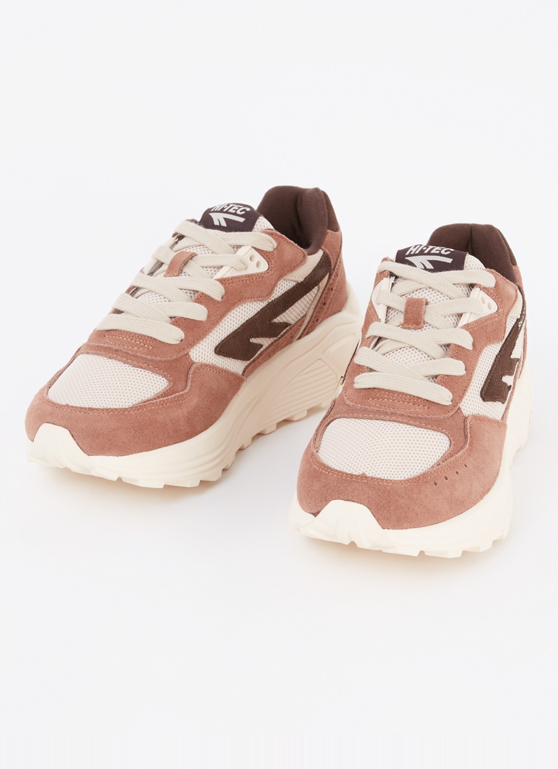 Hi-Tec HTS Shadow RGS sneaker met suède details - detail 3 roodbruin