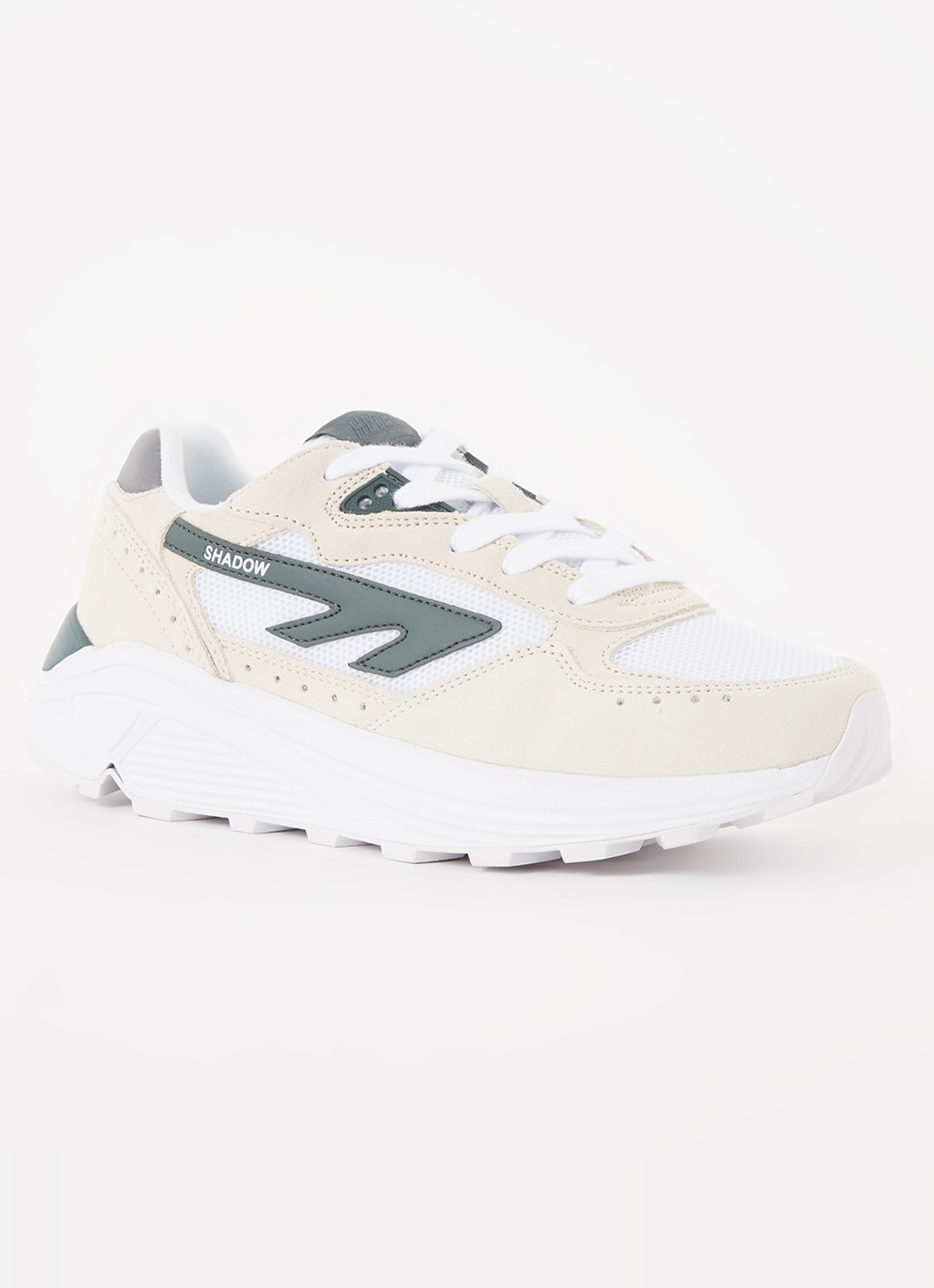 Hi-Tec HTS Shadow RGS sneaker met suède details - voorkant donkergroen
