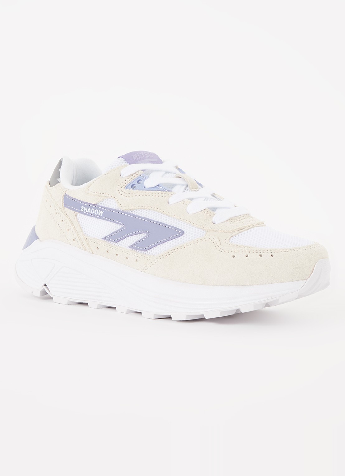 Hi-Tec HTS Shadow RGS sneaker met suède details - voorkant violet