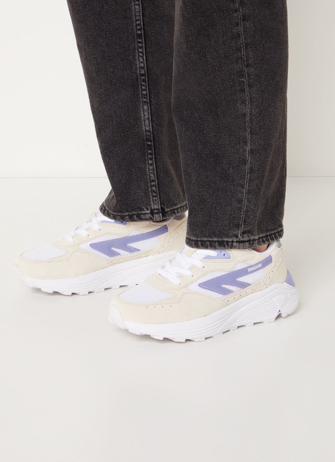 Hi-Tec HTS Shadow RGS sneaker met suède details - voorkant 2 violet