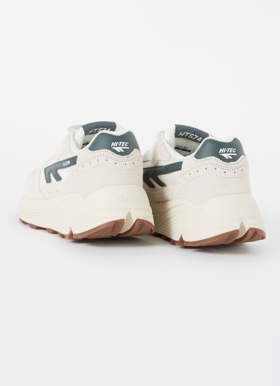Hi-Tec HTS Shadow RGS sneaker met suède details - achterkant donkergroen