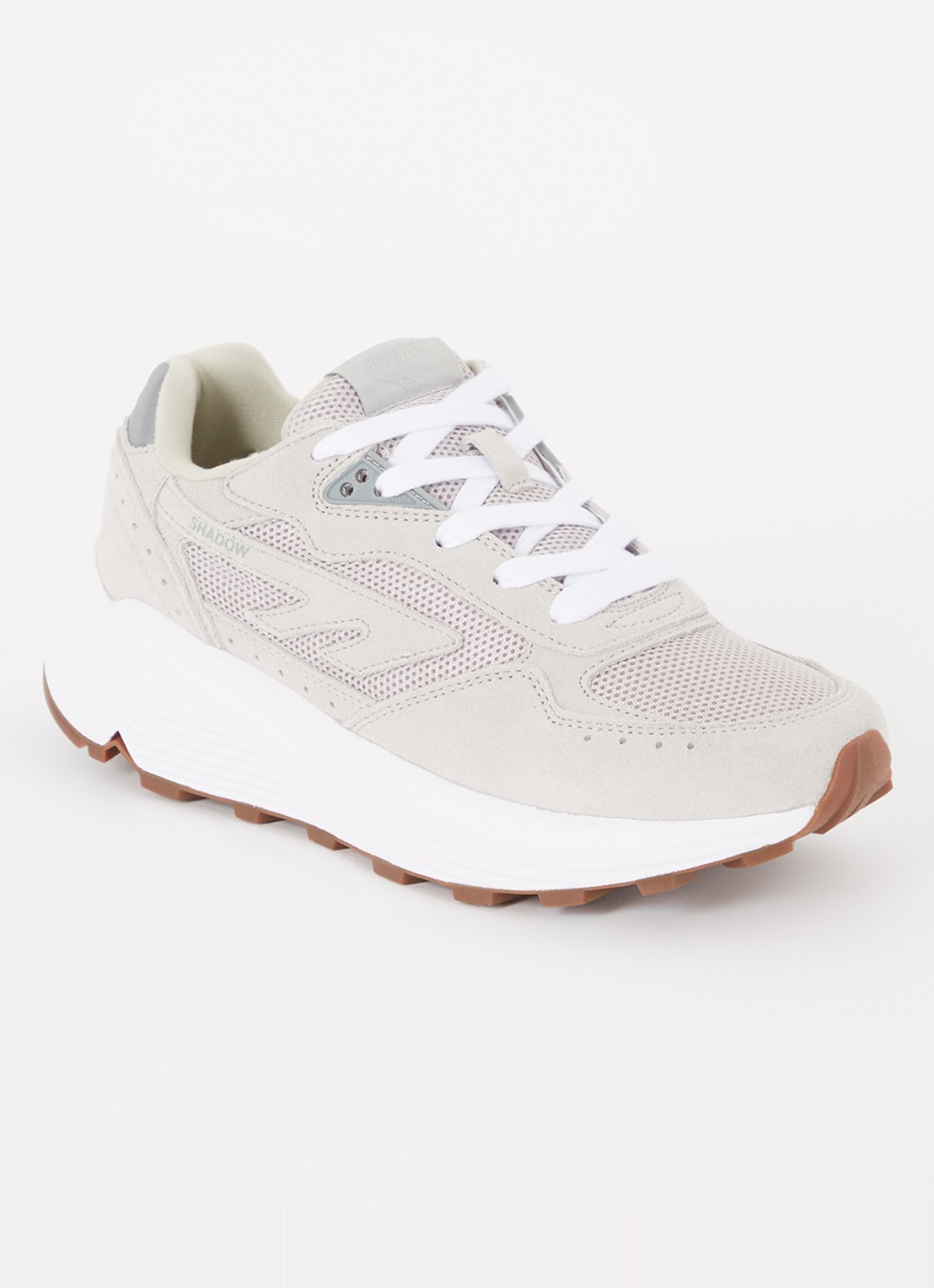 Hi-Tec HTS Shadow RGS sneaker met suède details - voorkant 5 lichtgrijs