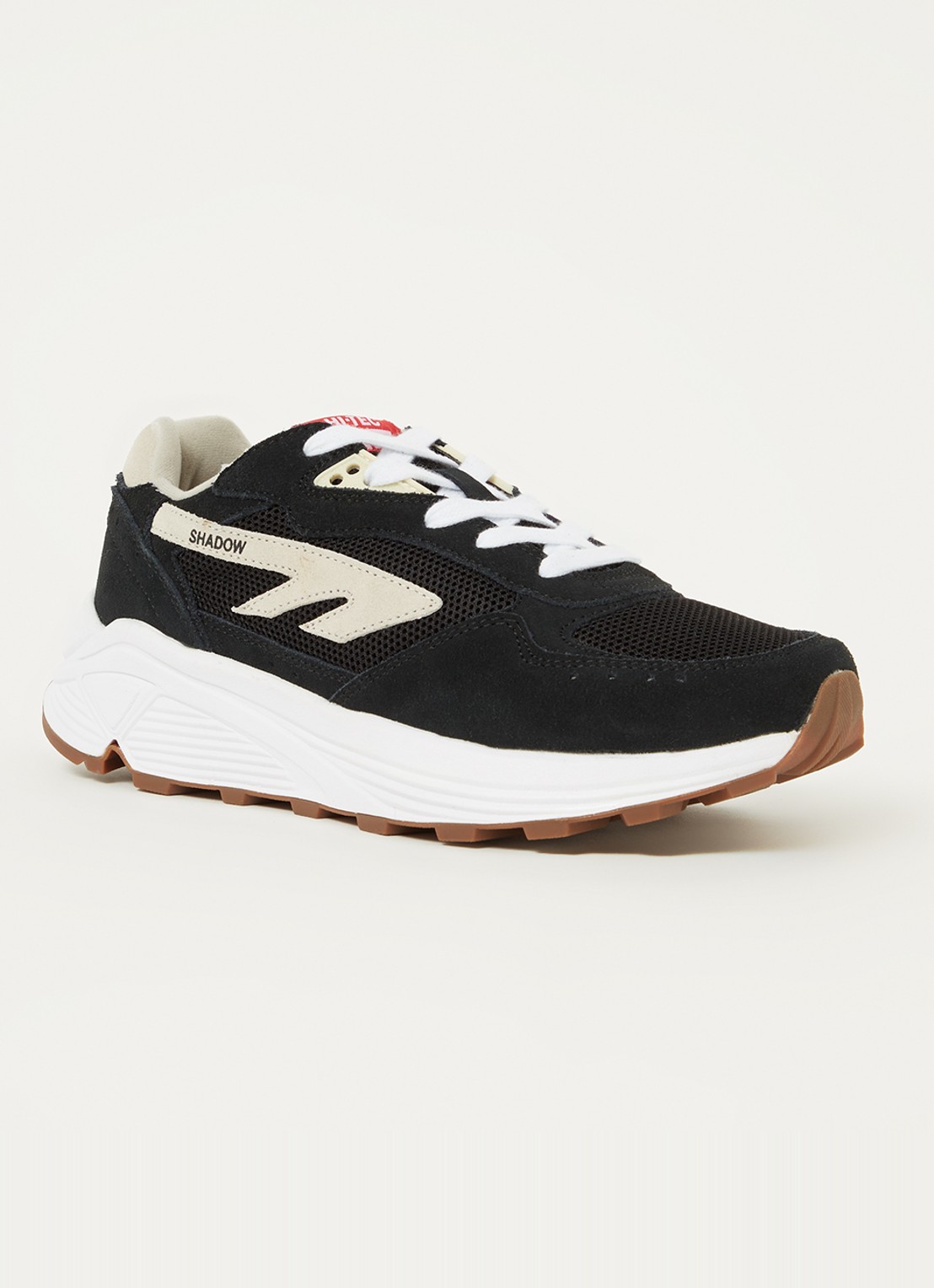 Hi-Tec HTS Shadow RGS sneaker met suède details - voorkant zwart