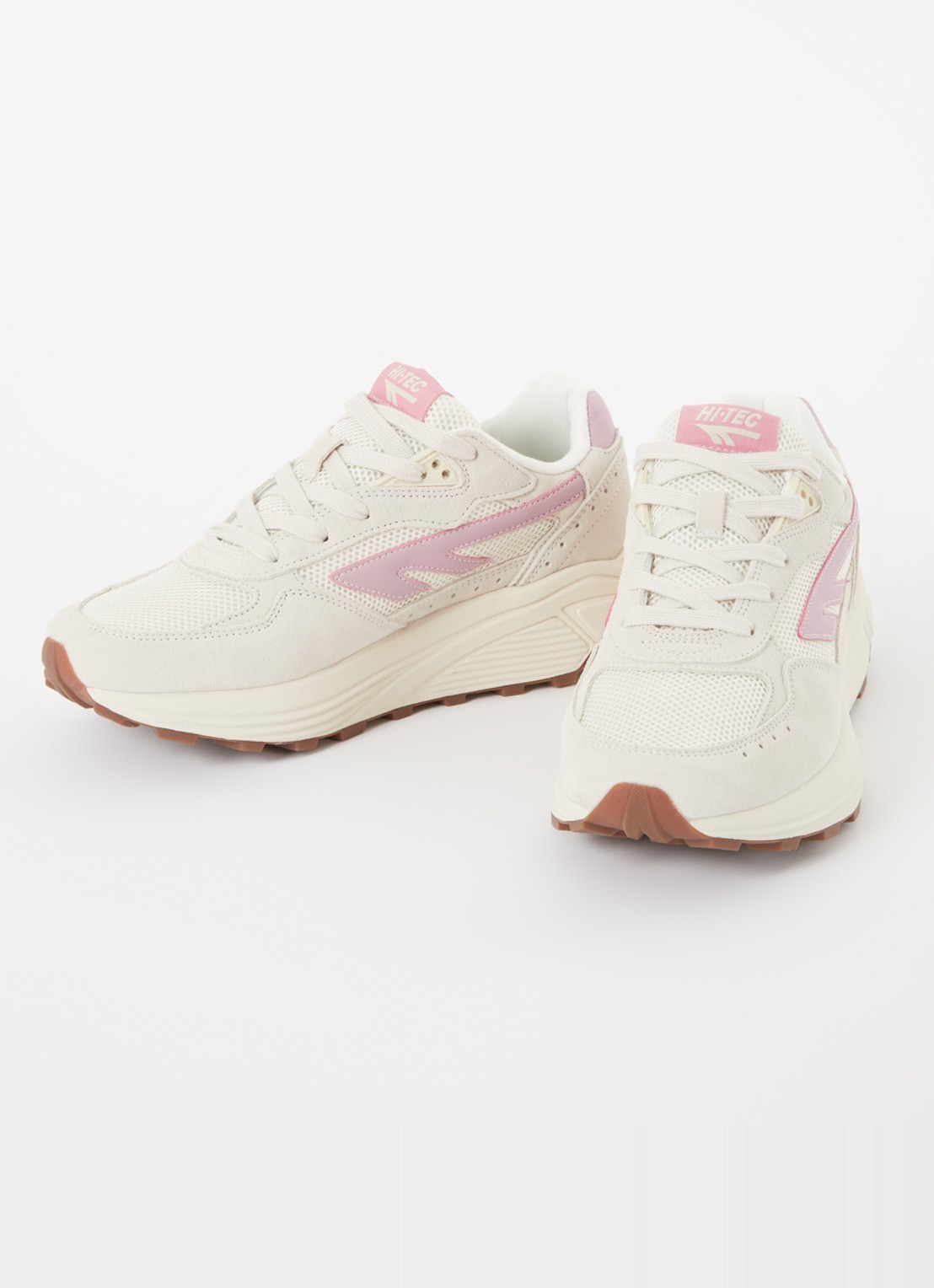 Hi-Tec HTS Shadow RGS sneaker met suède details - detail 3 lichtroze