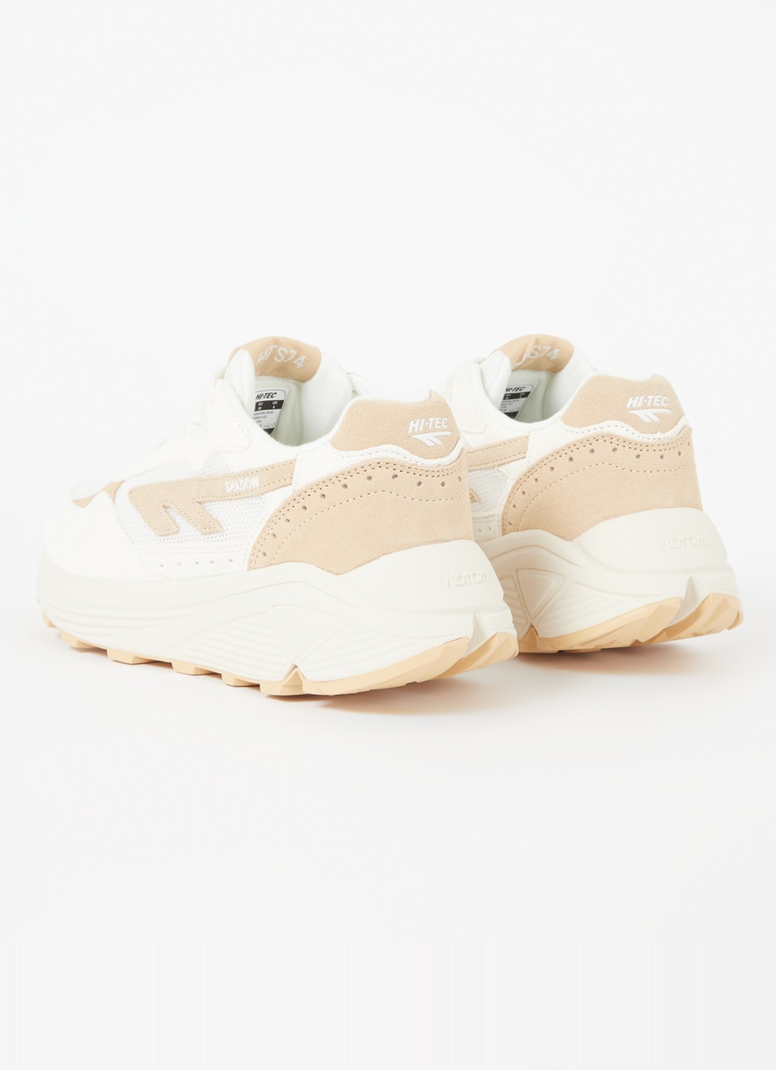 Hi-Tec HTS Shadow RGS sneaker met suède details - achterkant 6 creme