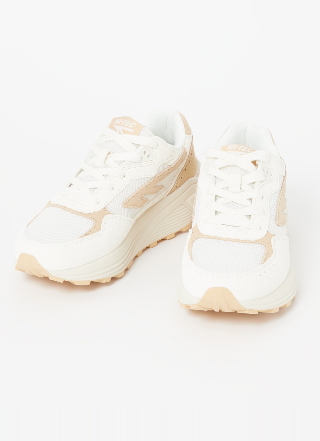 Hi-Tec HTS Shadow RGS sneaker met suède details - detail creme