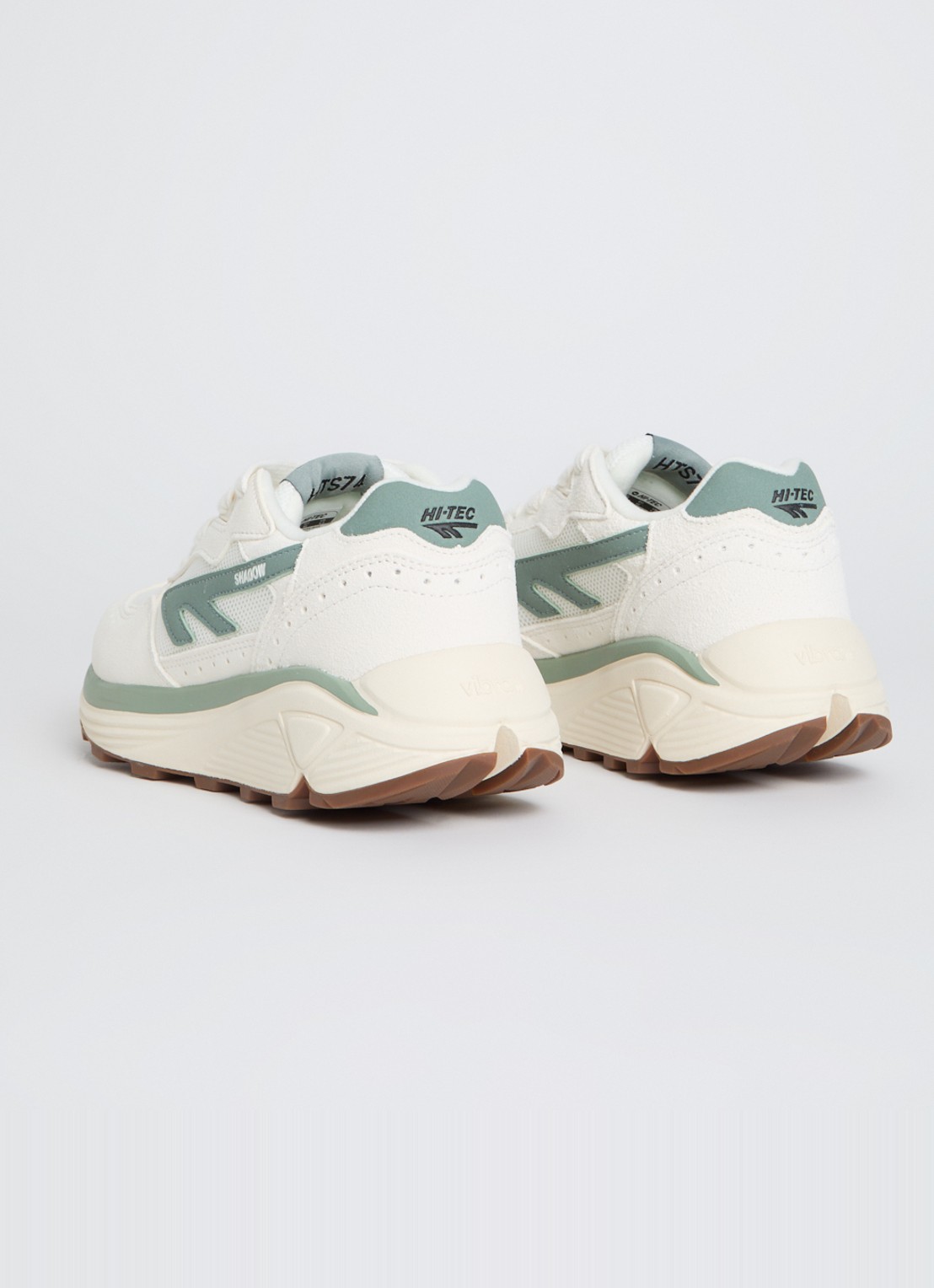 Hi-Tec HTS Shadow RGS sneaker met suède details - achterkant groen