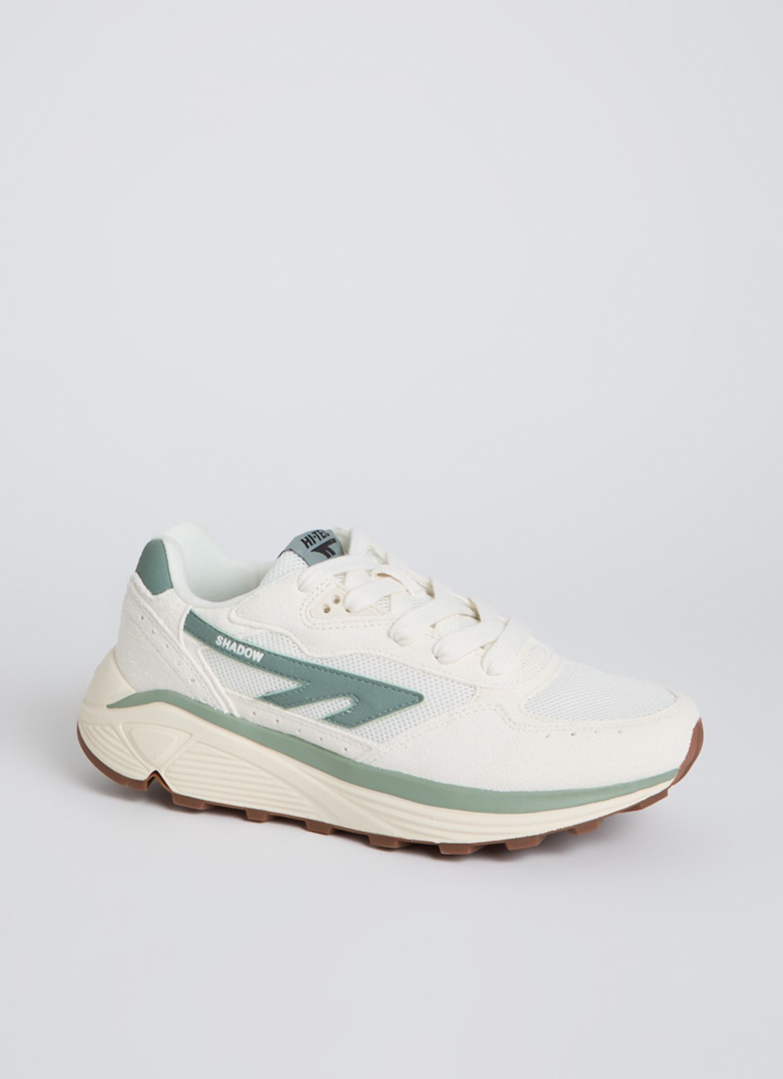 Hi-Tec HTS Shadow RGS sneaker met suède details - voorkant 5 groen