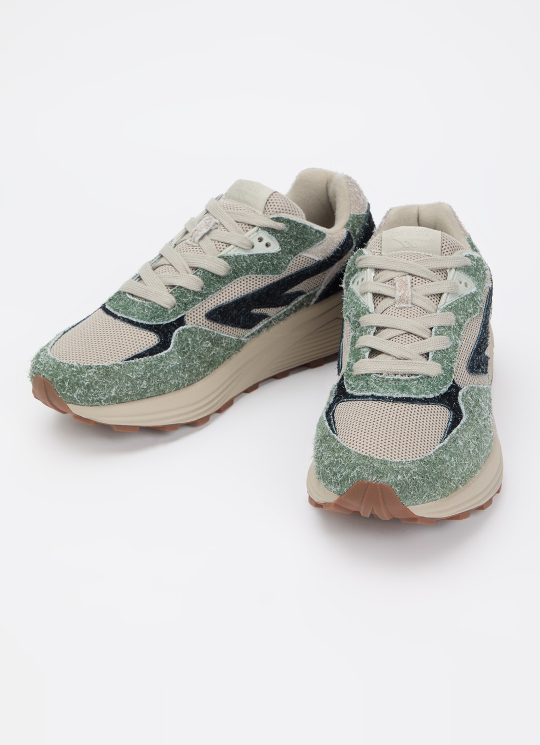 Hi-Tec HTS Shadow RGS sneaker met suède details - detail legergroen