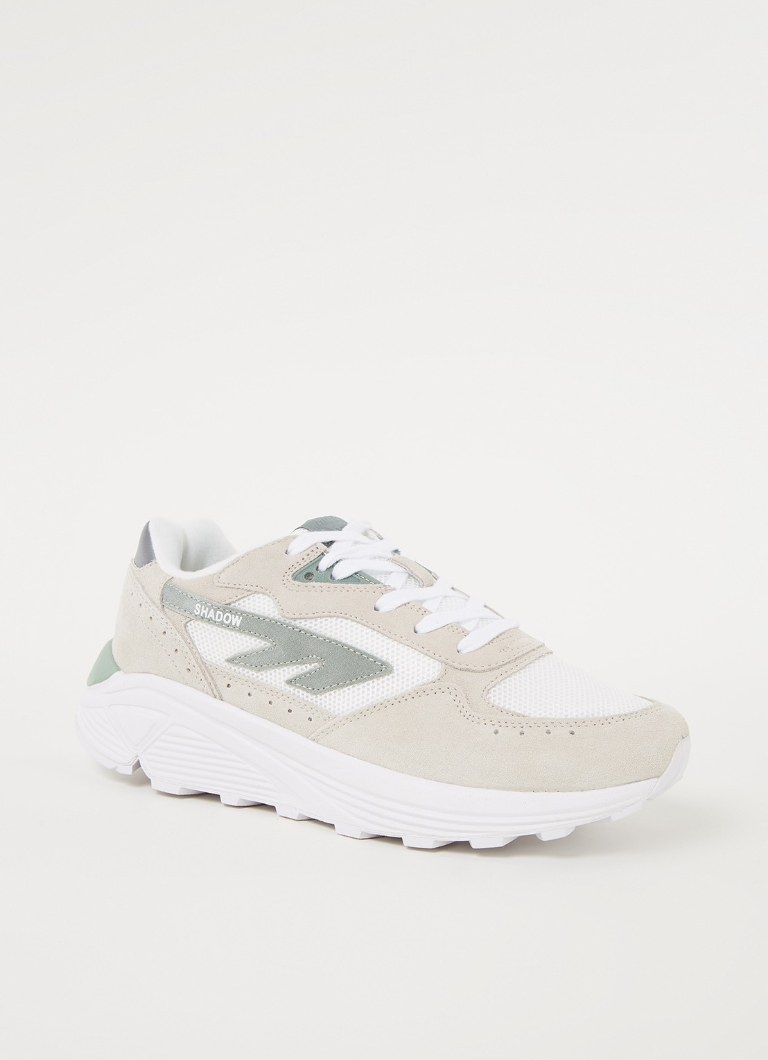 Hi-Tec HTS Shadow RGS sneaker met suède details - voorkant beige