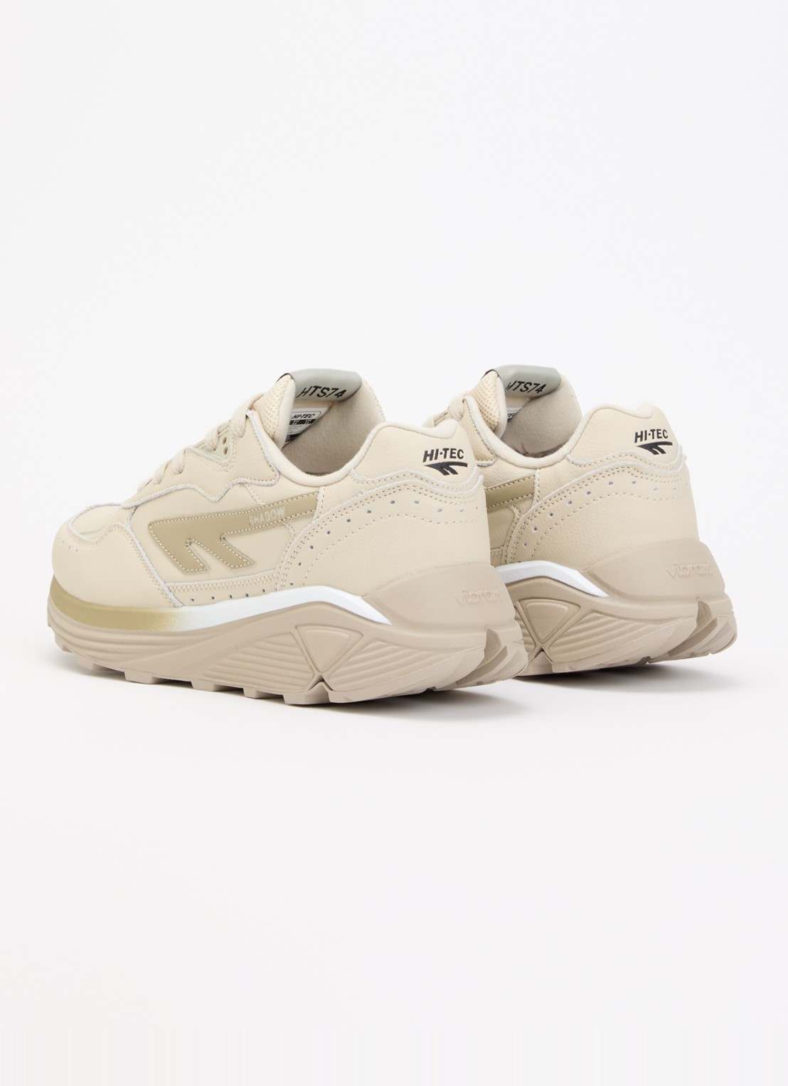 Hi-Tec HTS Shadow RGS sneaker van leer met logo - achterkant 5 beige