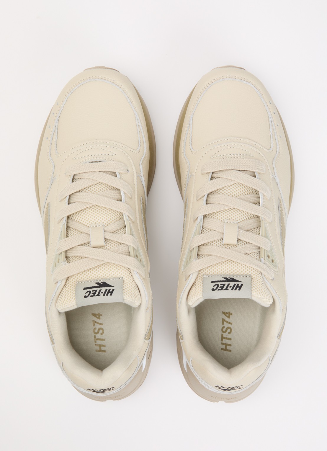 Hi-Tec HTS Shadow RGS sneaker van leer met logo - detail 2 beige