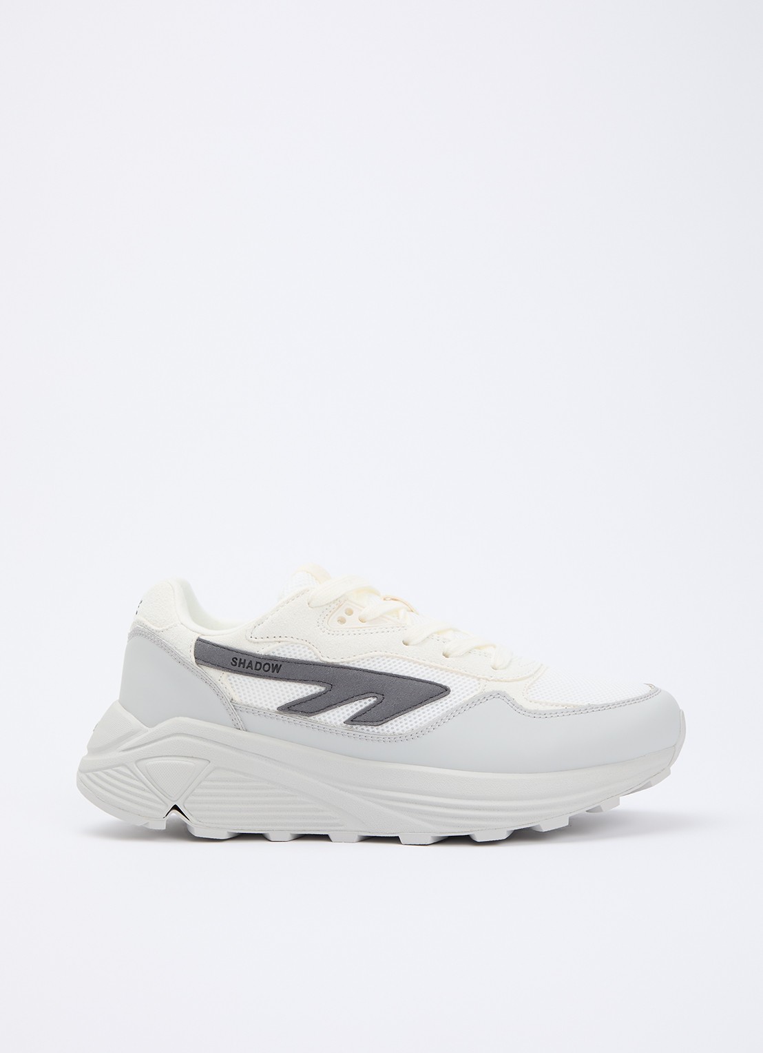 Hi-Tec HTS Shadow RGS sneaker van mesh met details van leer - voorkant 5 wit