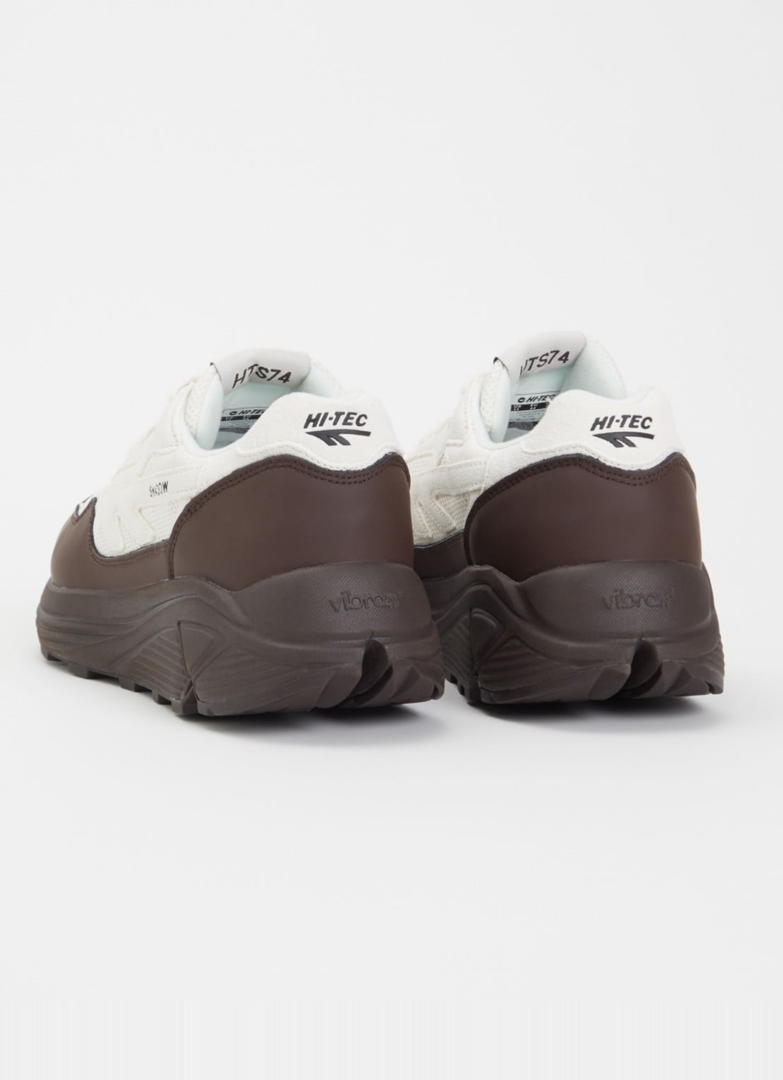 Hi-Tec HTS shadow RGS sneaker van mesh met details van suède  - achterkant bruin
