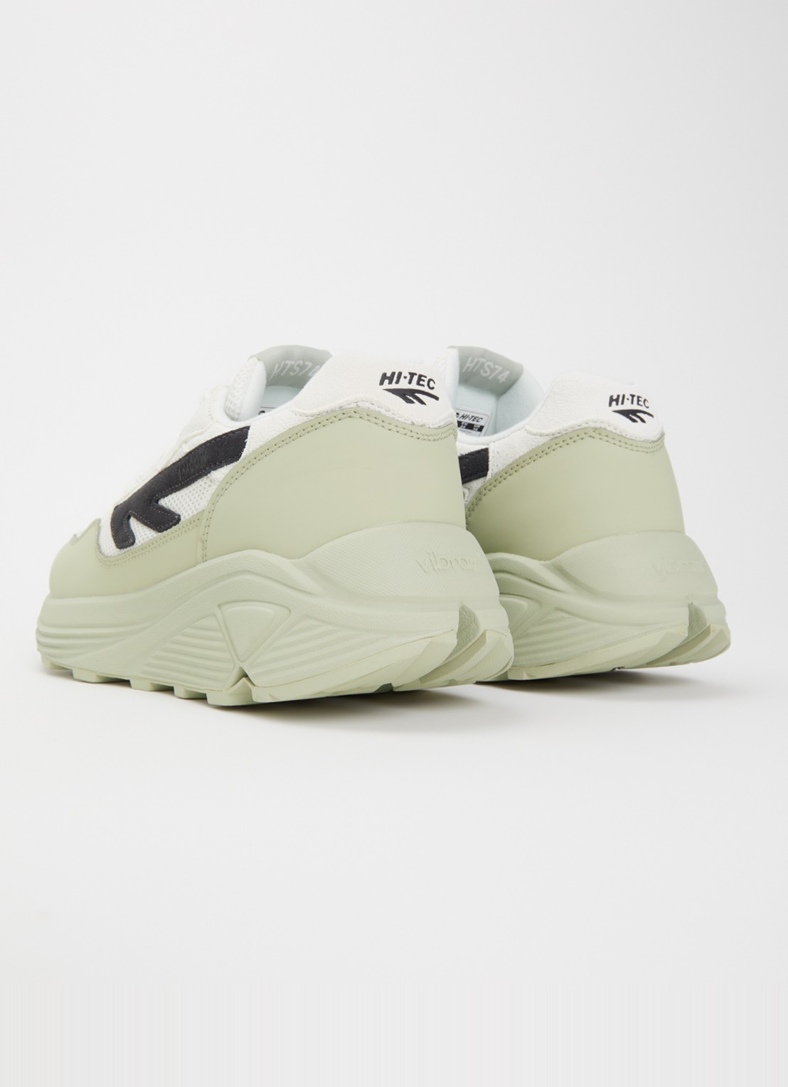 Hi-Tec HTS shadow RGS sneaker van mesh met details van suède  - achterkant beige
