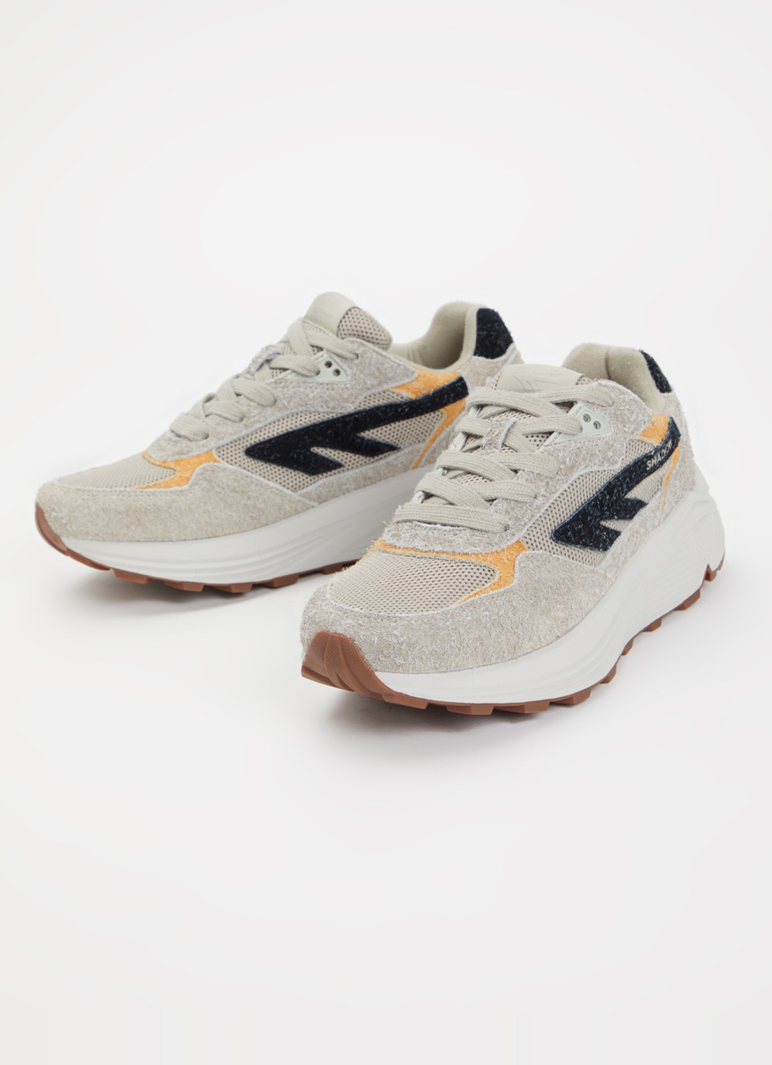 Hi-Tec HTS Shadow RGS sneaker van mesh met suède details - detail donkerbeige