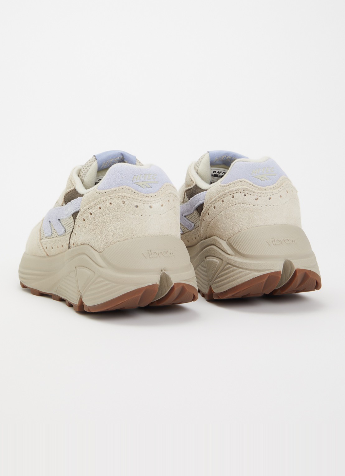 Hi-Tec HTS Shadow RGS sneaker van mesh met suède details - achterkant 5 beige