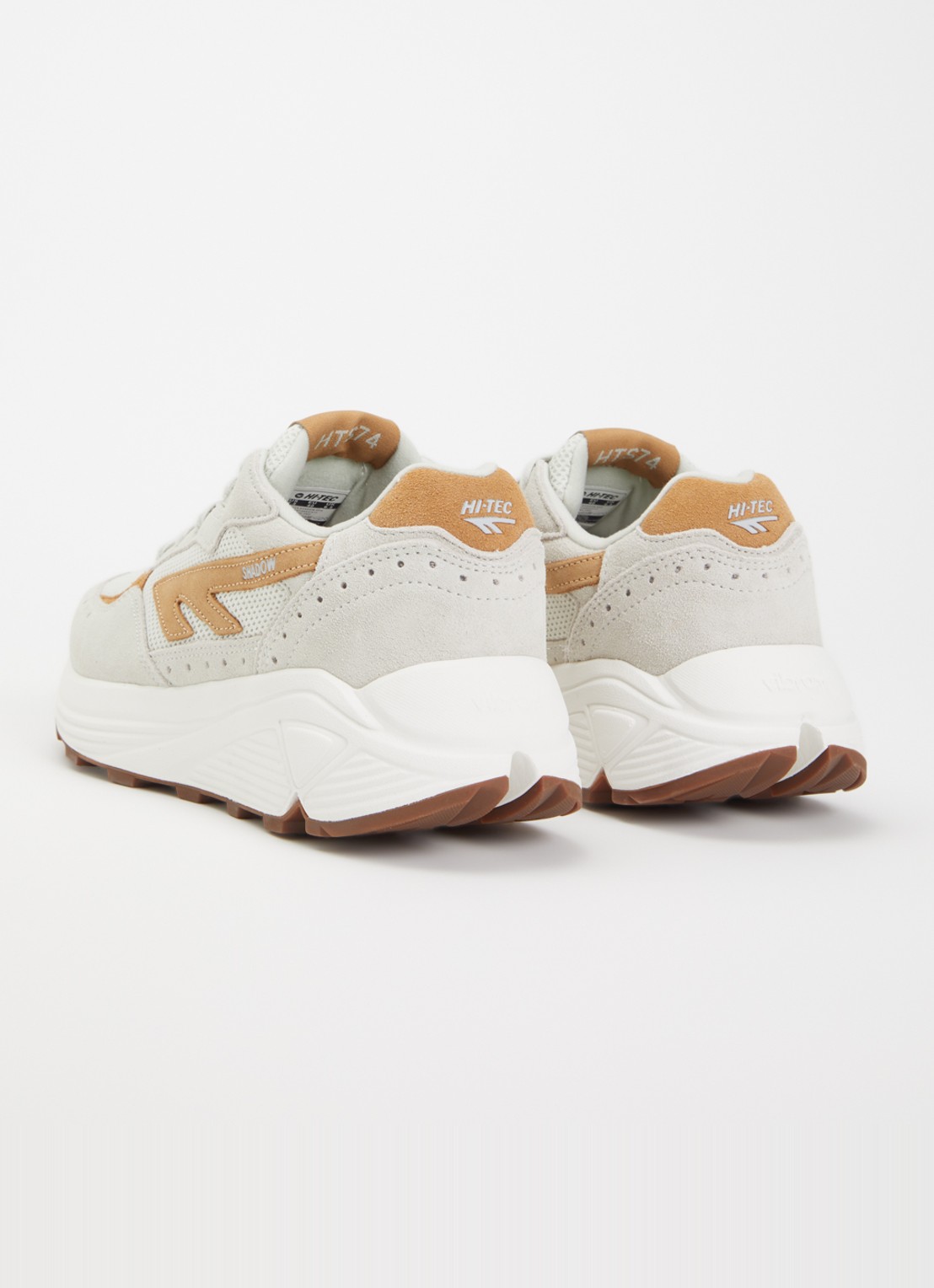 Hi-Tec HTS Shadow RGS sneaker van mesh met suède details - achterkant 5 creme