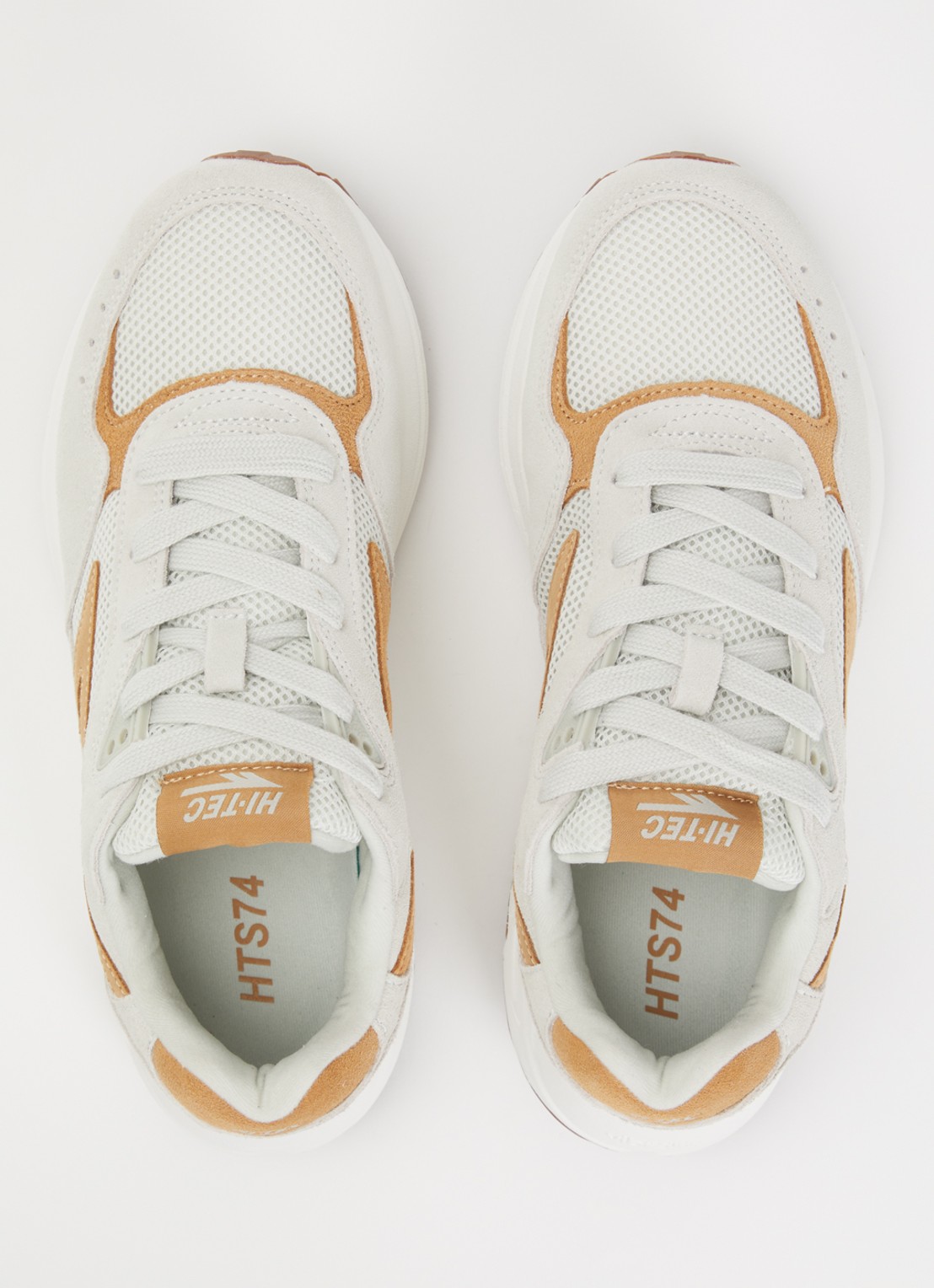 Hi-Tec HTS Shadow RGS sneaker van mesh met suède details - detail 3 creme