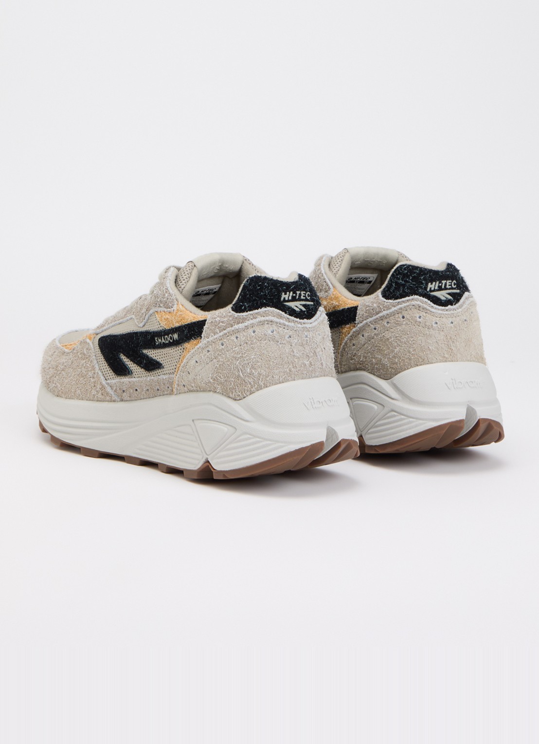 Hi-Tec HTS Shadow RGS sneaker van mesh met suède details - achterkant 5 donkerbeige