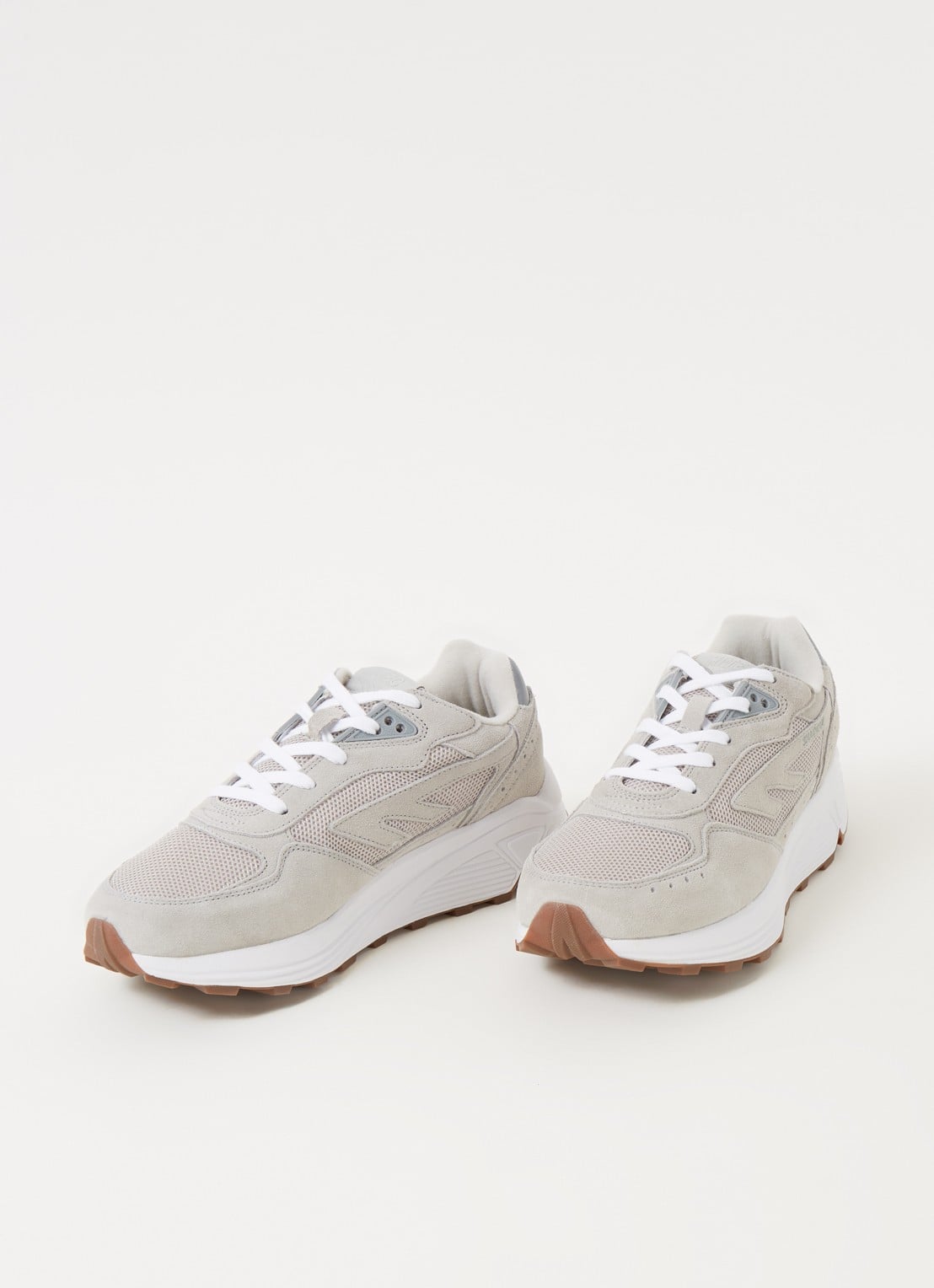 Hi-Tec HTS shadow RGS sneaker van mesh met suède details - detail lichtgrijs