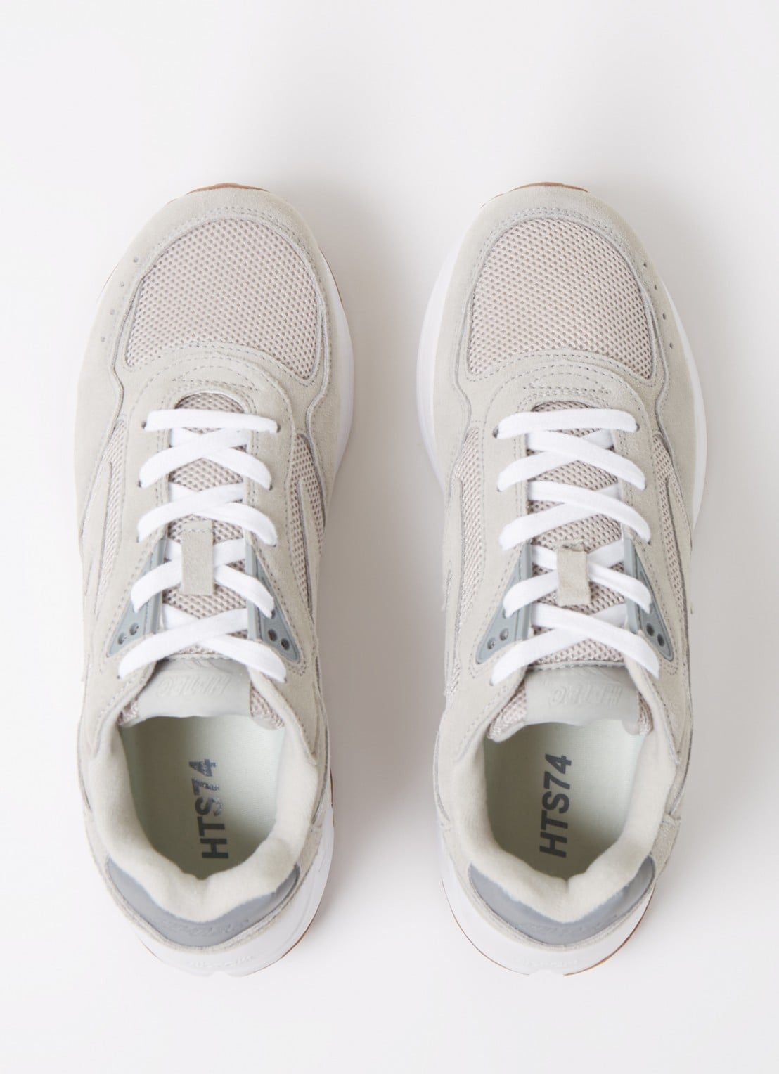 Hi-Tec HTS shadow RGS sneaker van mesh met suède details - detail 3 lichtgrijs