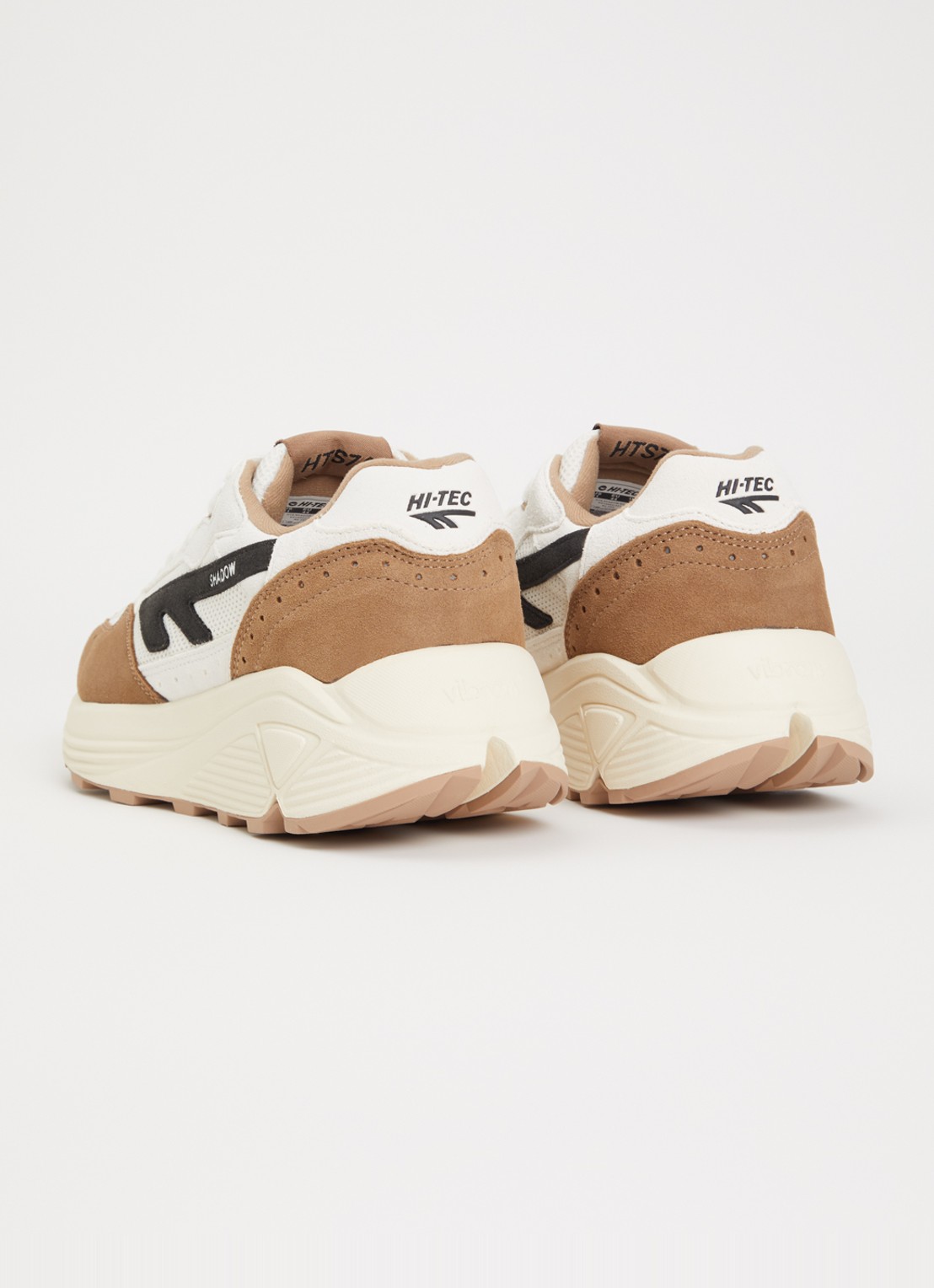Hi-Tec HTS shadow RGS sneaker van mesh met suède details - achterkant 4 lichtbruin