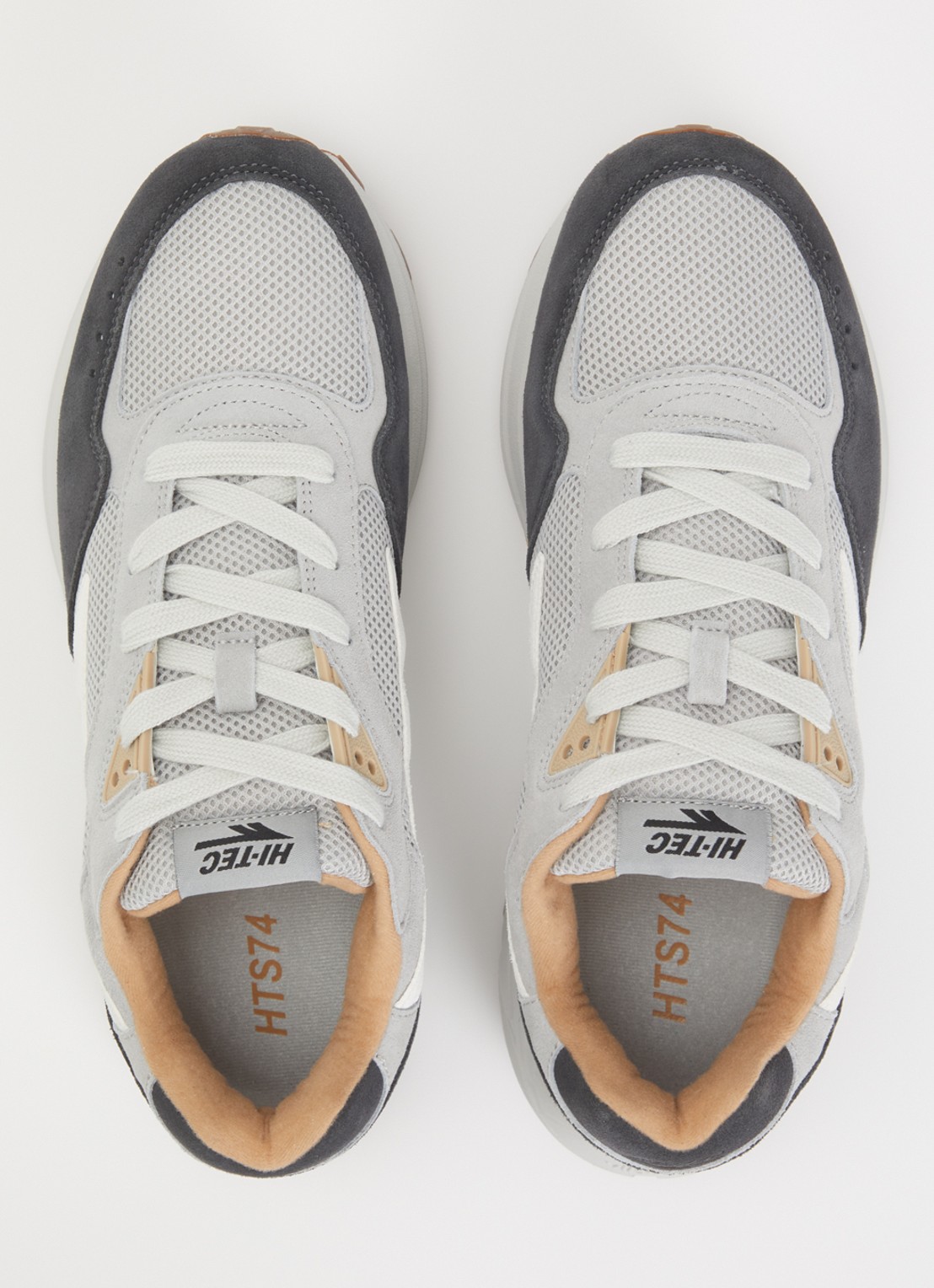 Hi-Tec HTS shadow RGS sneaker van mesh met suède details - detail 2 grijs