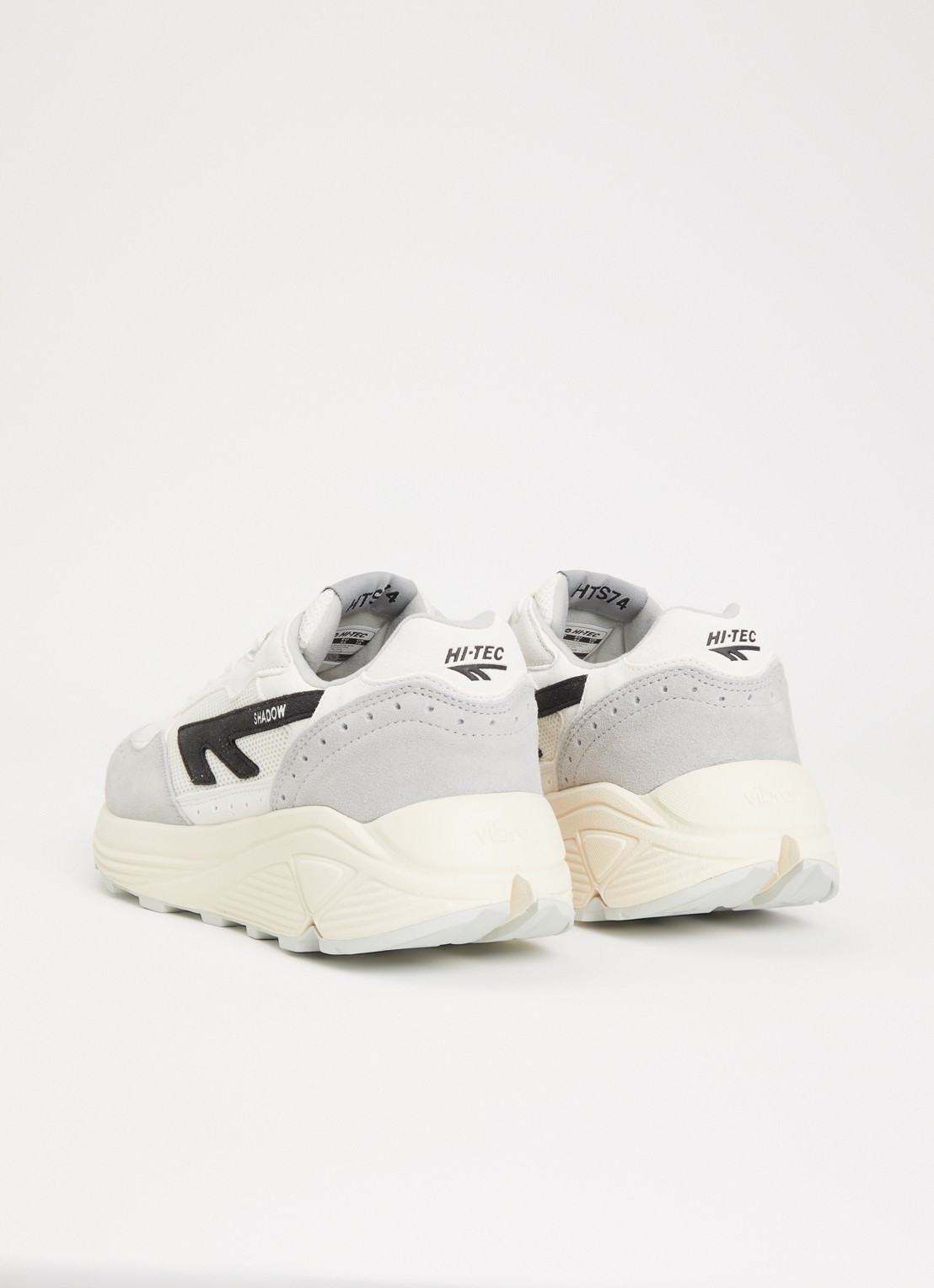Hi-Tec HTS shadow RGS sneaker van mesh met suède details - achterkant blauwgrijs