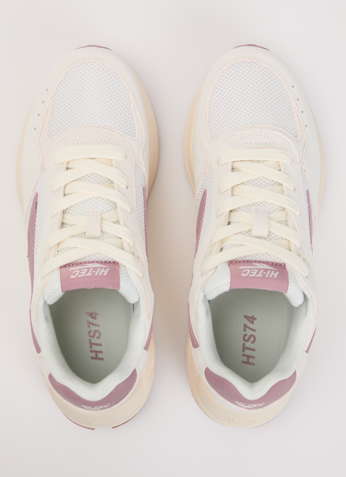 Hi-Tec HTS Shadow RGS sneaker van suède met details van mesh - detail 2 oudroze
